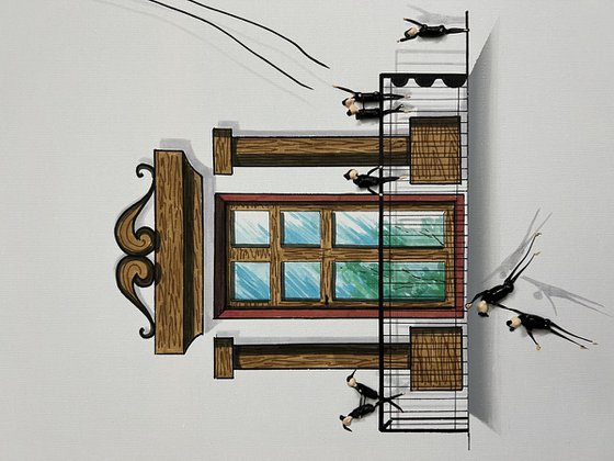 Freedom People ,,Balcony’‘ Eka Peradze Art