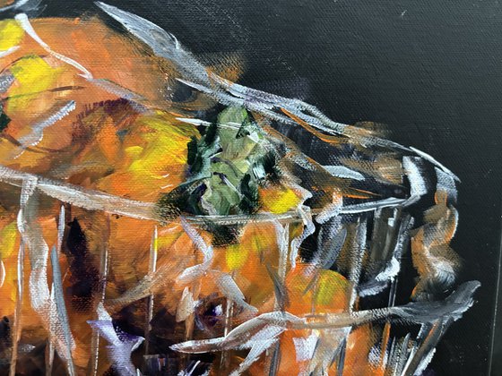 Persimmons in Plastic