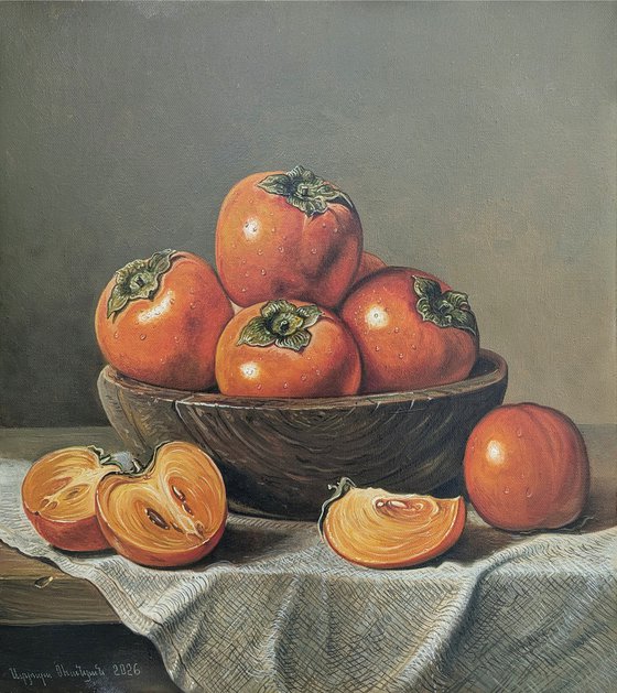 A Bowl of Persimmons