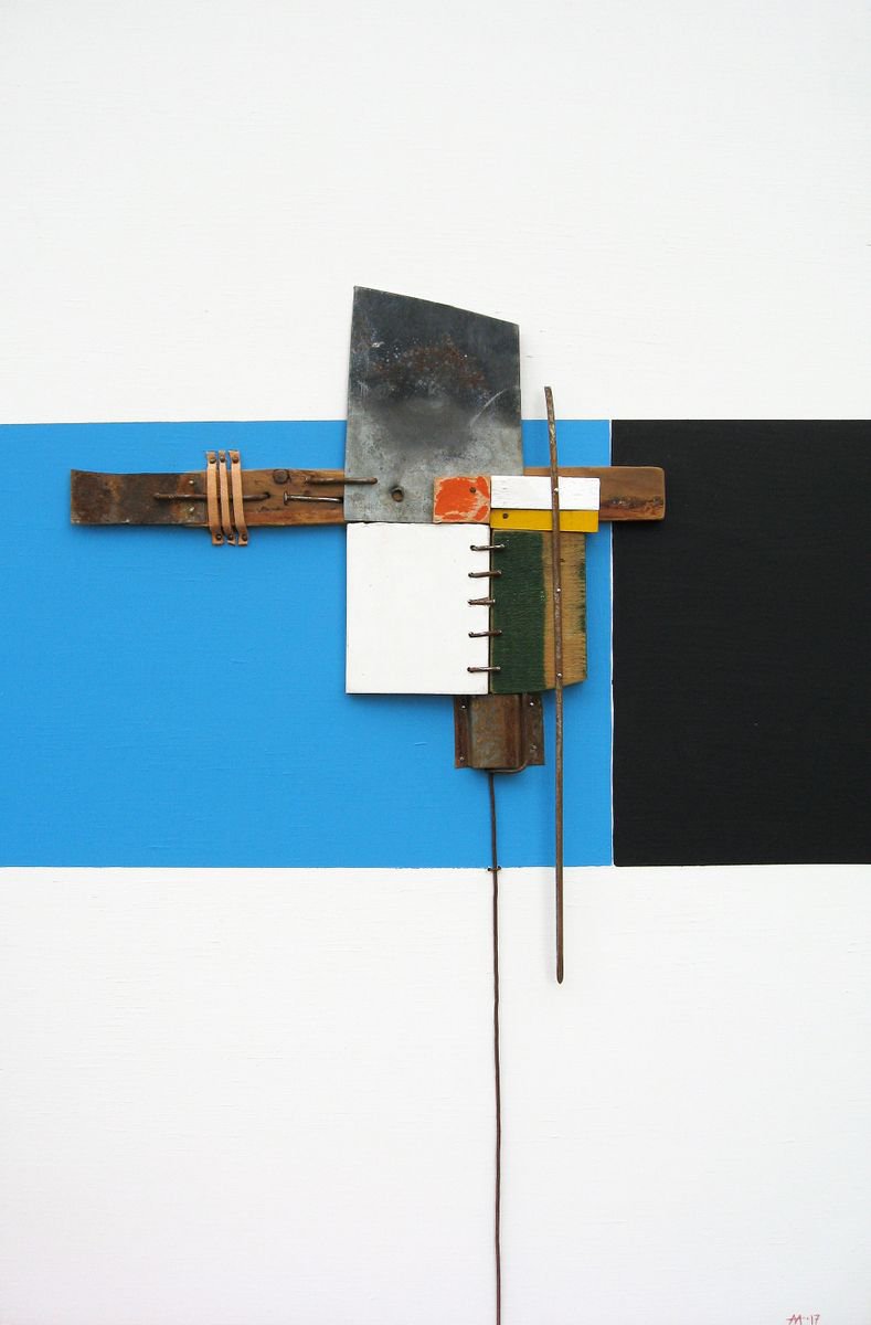 Geometric Abstract Painting By Mark Mazurczyk, 16 X 24", Os. 9, Original Artwork