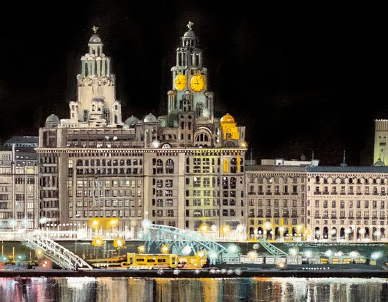 "NIGHT LIVERPOOL. GREAT BRITAIN"