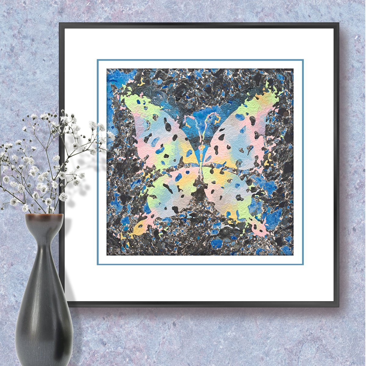 Butterfly «Night Rainbow» By Mariia Raskin, 10 X 10, Artwork For Sale On Artfinder
