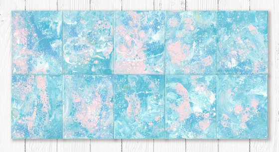 Dreams Of Serenity Collection 1 - 10 Parts - Abstract Paintings by Kathy Morton Stanion