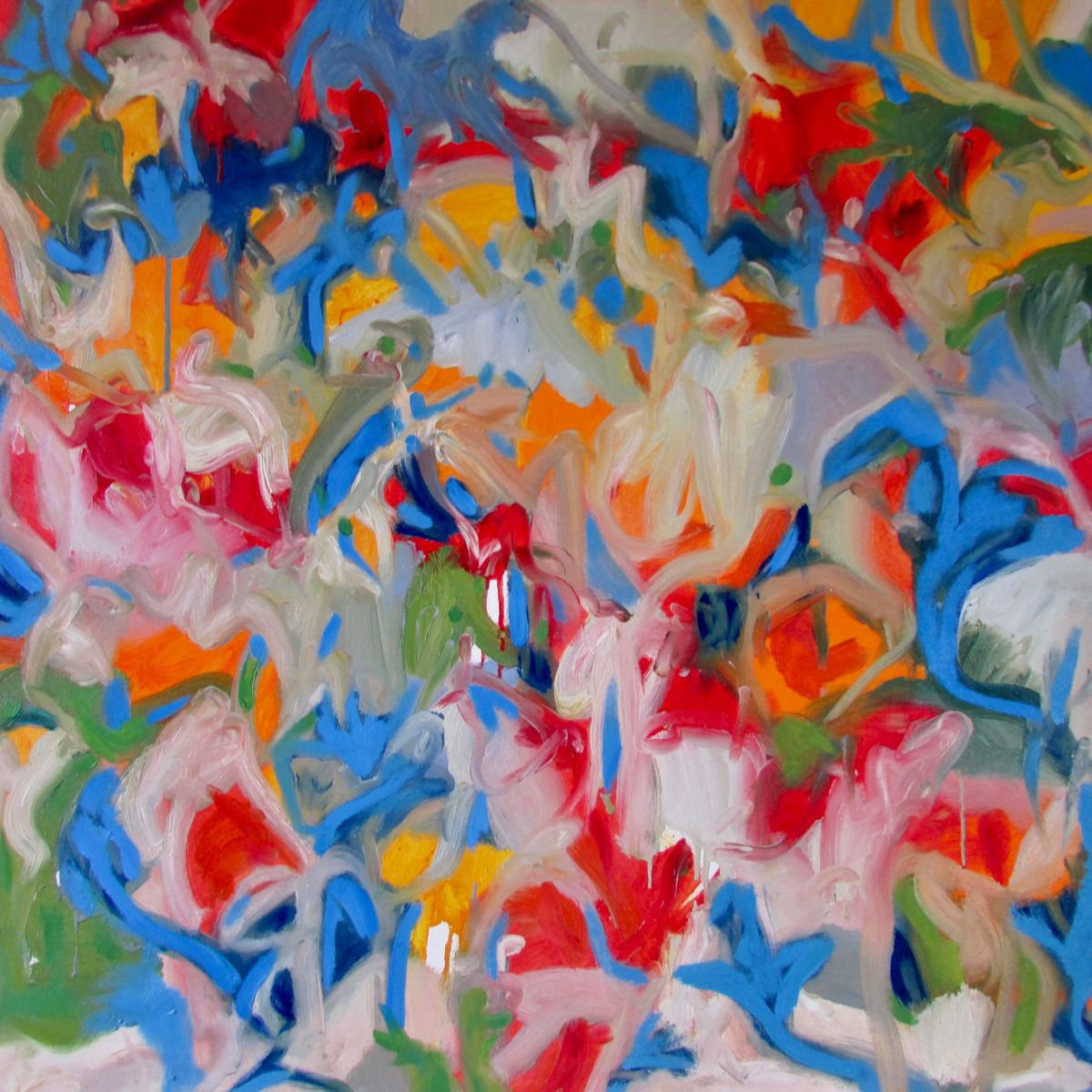 Steven Miller | Original  Oil Painting | Twist | 122 X 122Cm | Artwork For Sale On Artfinder
