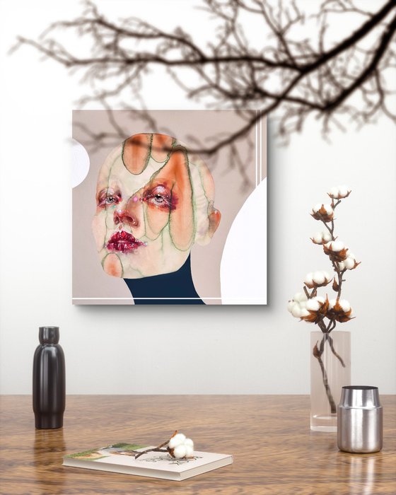 Watercolor Portrait Loumia