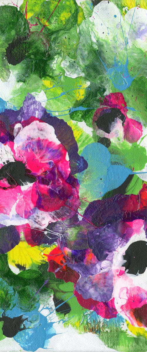 Blooming Magic 83 - Floral Painting by Kathy Morton Stanion by Kathy Morton Stanion