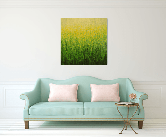 Yellow Blooms - Color Field