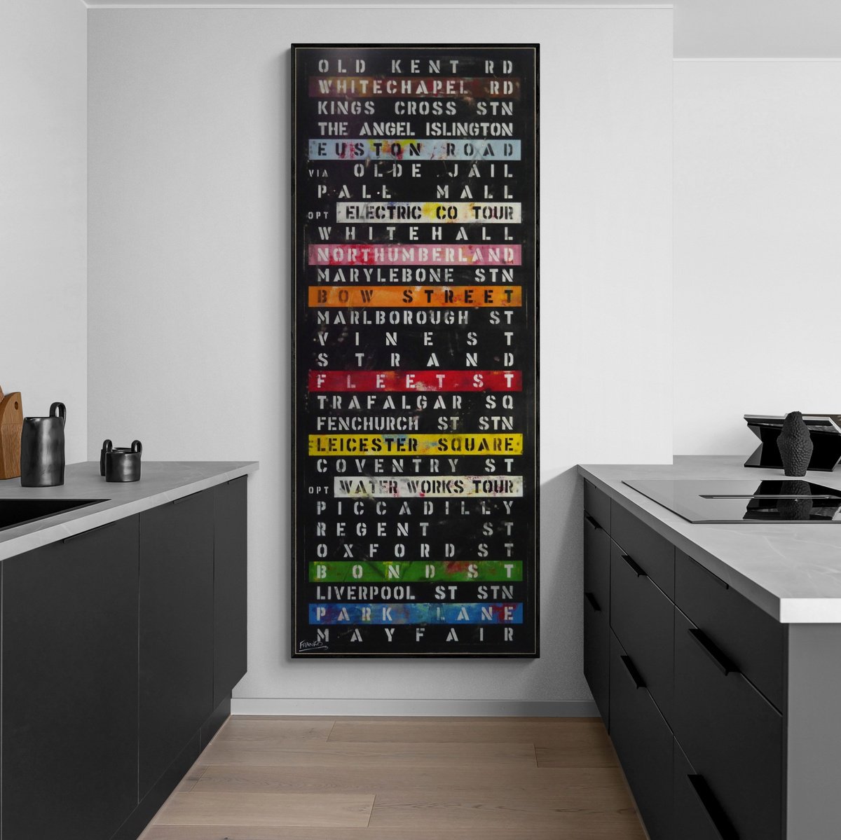 Urban And Pop Painting , Big Bonds By Franko, 31 X 79, Artwork For Sale On Artfinder