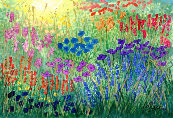 Jewel Garden with Gold
