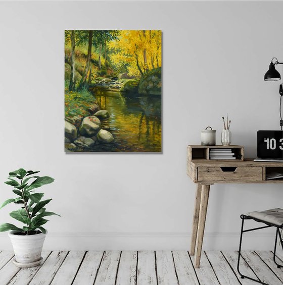 The autumn forest