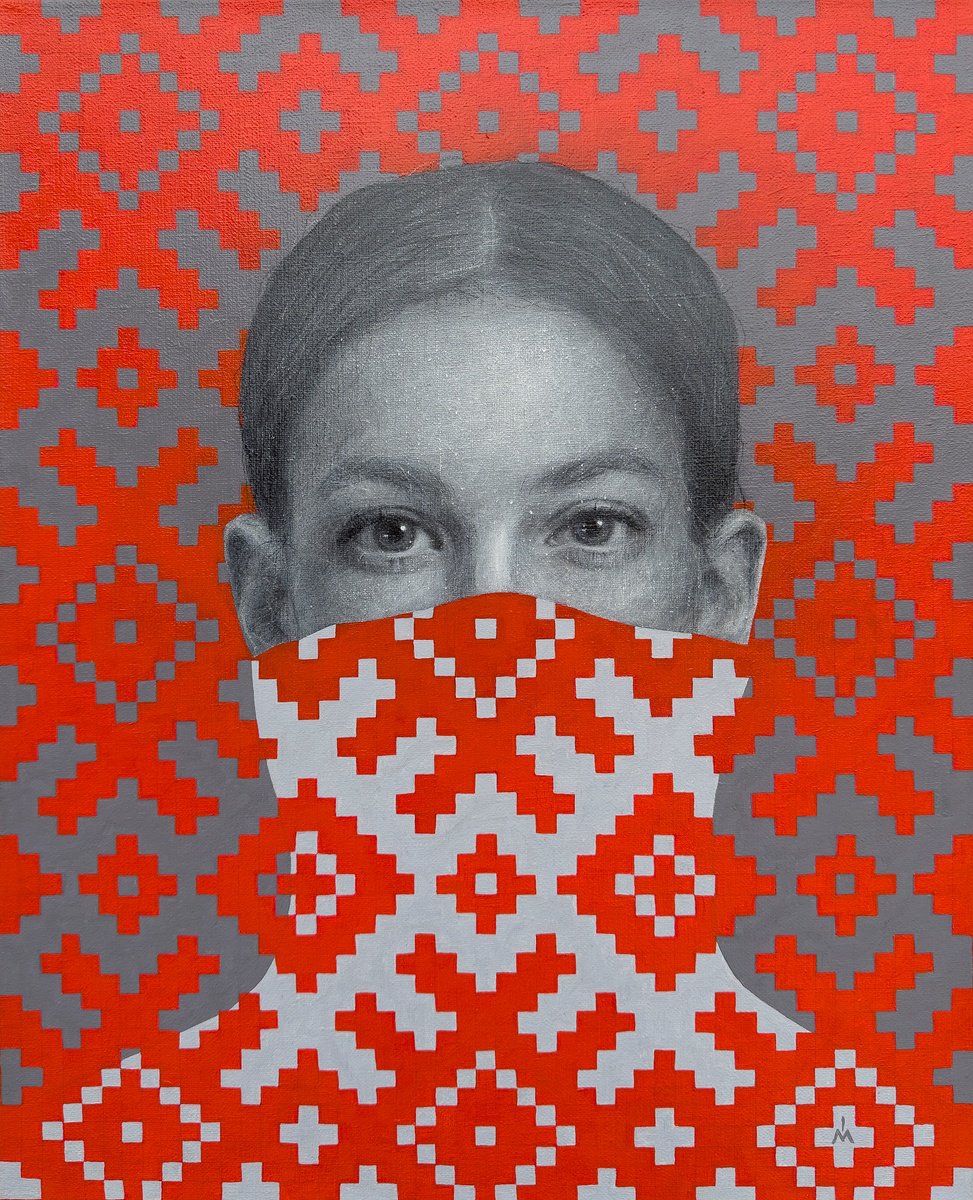 Urban And Pop Acrylic Painting , Mimicry By Margarita Ivanova, 16 X 20, Artwork For Sale On Artfinder