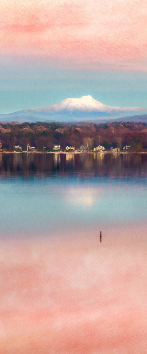 Pastel Silence, 28 x 42 by Francois de Melogue