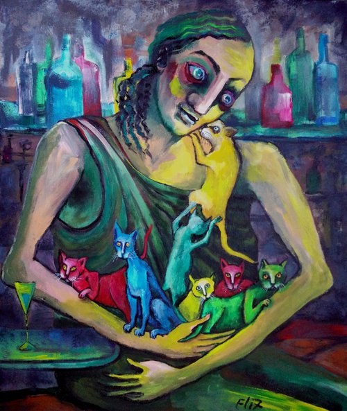 THE ABSINTHE DRINKER by Elisheva Nesis