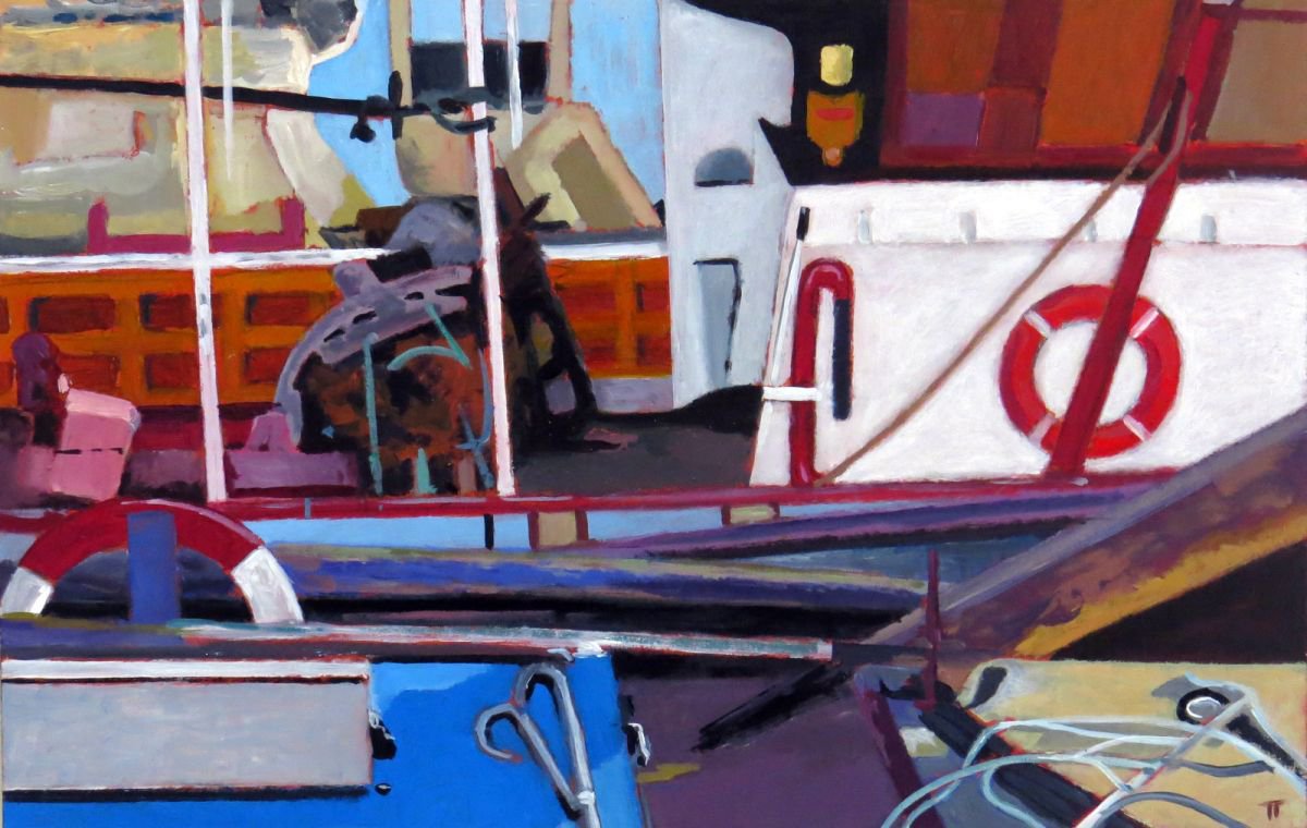 Newlyn trawler II by Tim Treagust