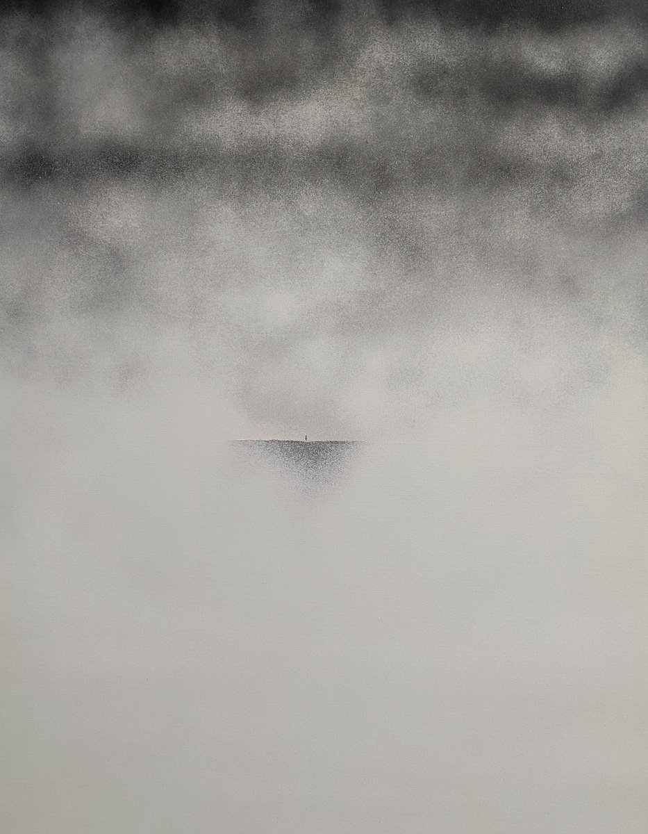 through the mist by Robert Owen Bloomfield