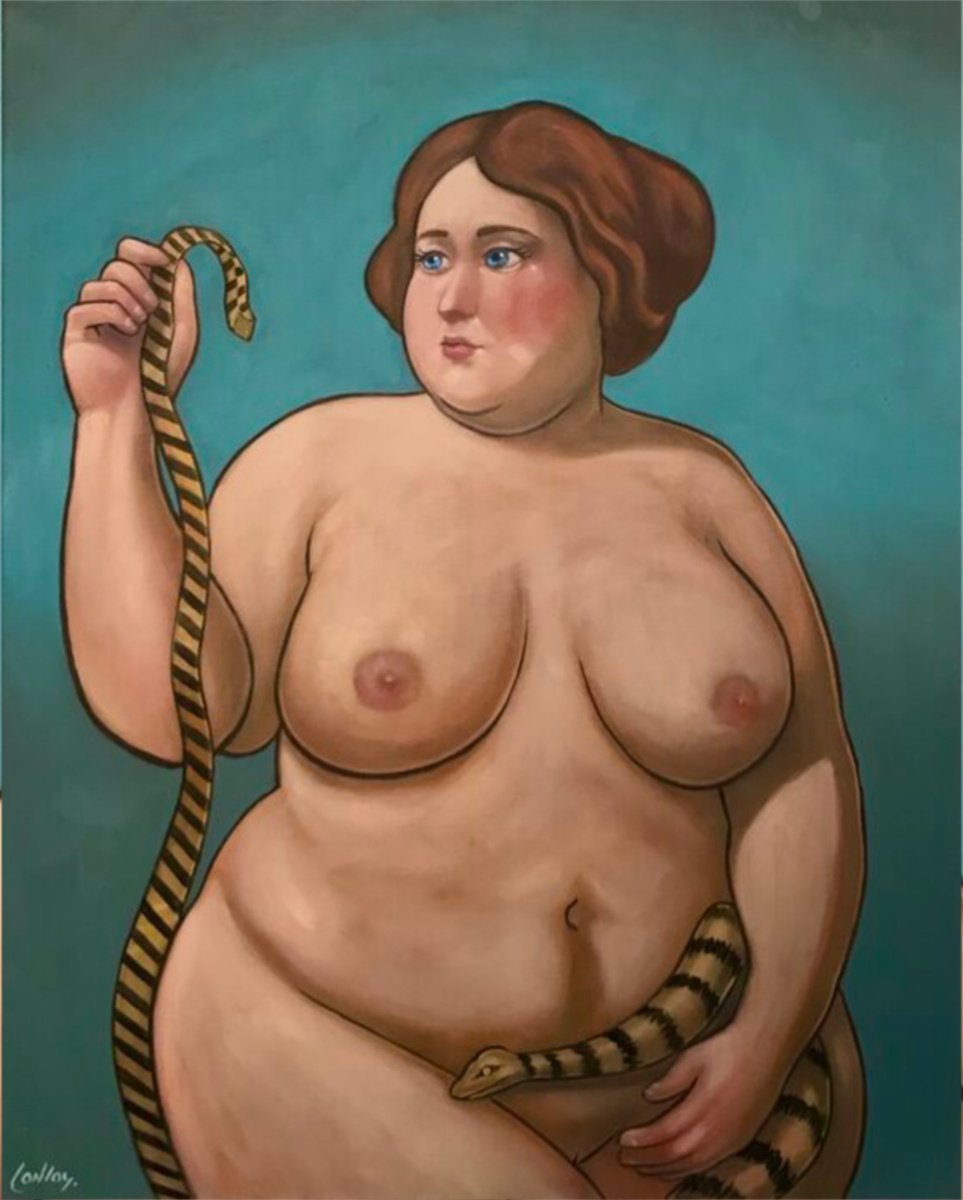 Expressive Portrait Oil Painting By Pete Conroy, 24 X 30", The Mix Up, Original Artwork