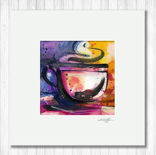 Coffee Dreams 9 - Painting by Kathy Morton Stanion by Kathy Morton Stanion