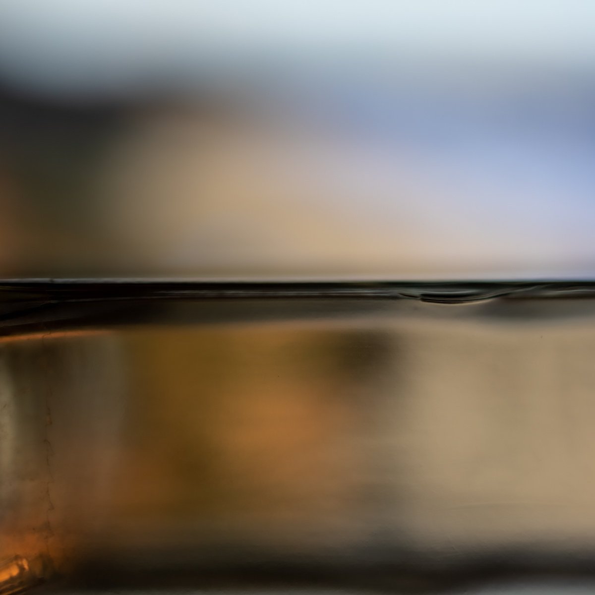 Abstract Landscape Photograph By Sven Pfrommer, 41 X 41", Fluid Horizon Xlvii - Seascape Photoart, Original Artwork