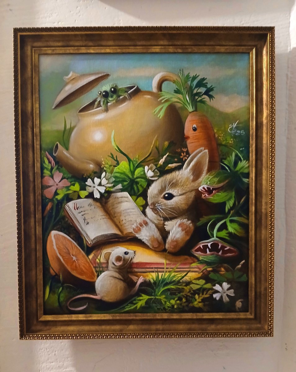 Surrealistic Acrylic Painting , A Cool Story By Valentina Toma