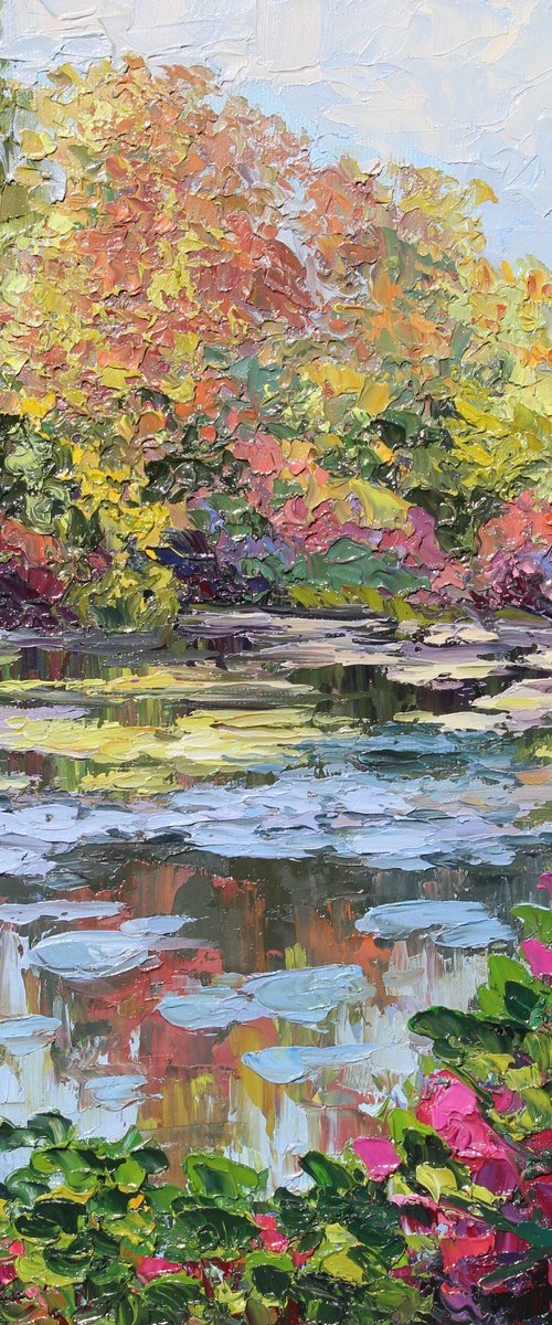 The Garden Pond by Kristen Olson Stone