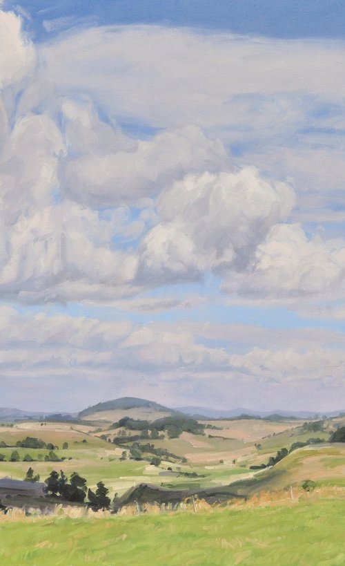 Summer light over the Velay Uplands by ANNE BAUDEQUIN