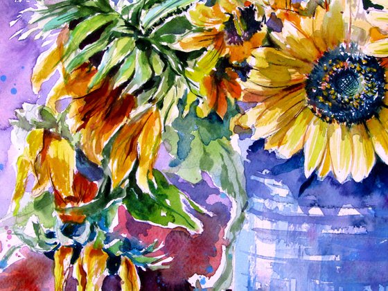 Sunflowers still life II