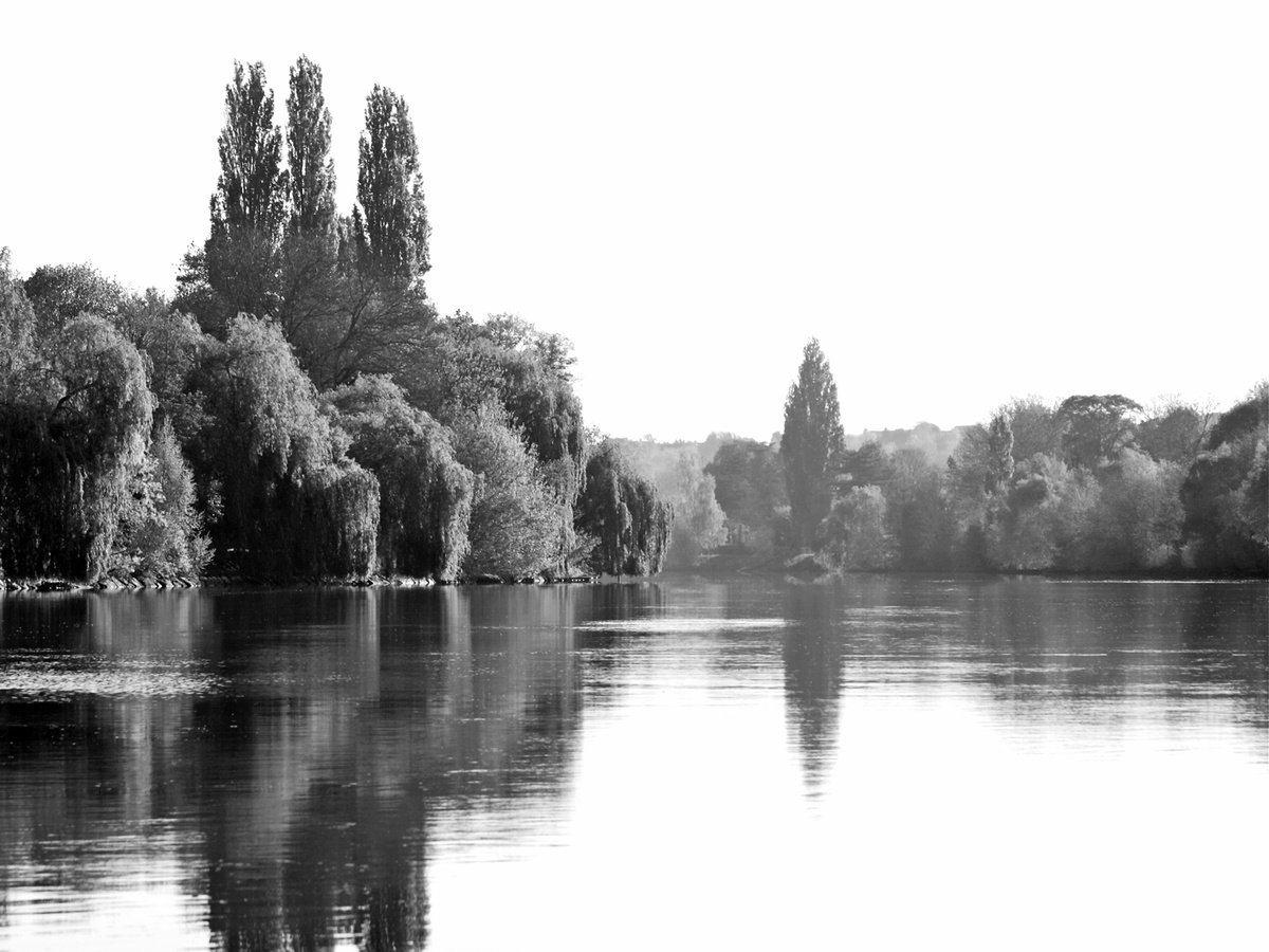 River Oise at Auvers by Alex Cassels