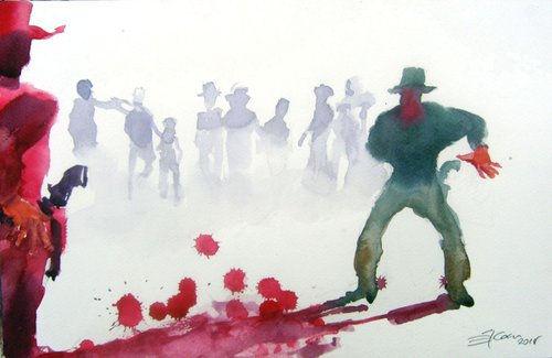duel by Goran Žigolić Watercolors