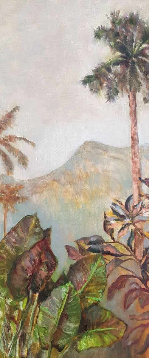 Overcast Tropical Scenery by Katia Bellini
