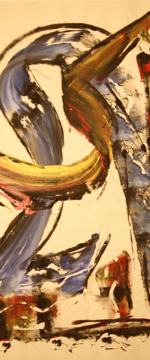 abstract-painting by Heinz Theuerkauf