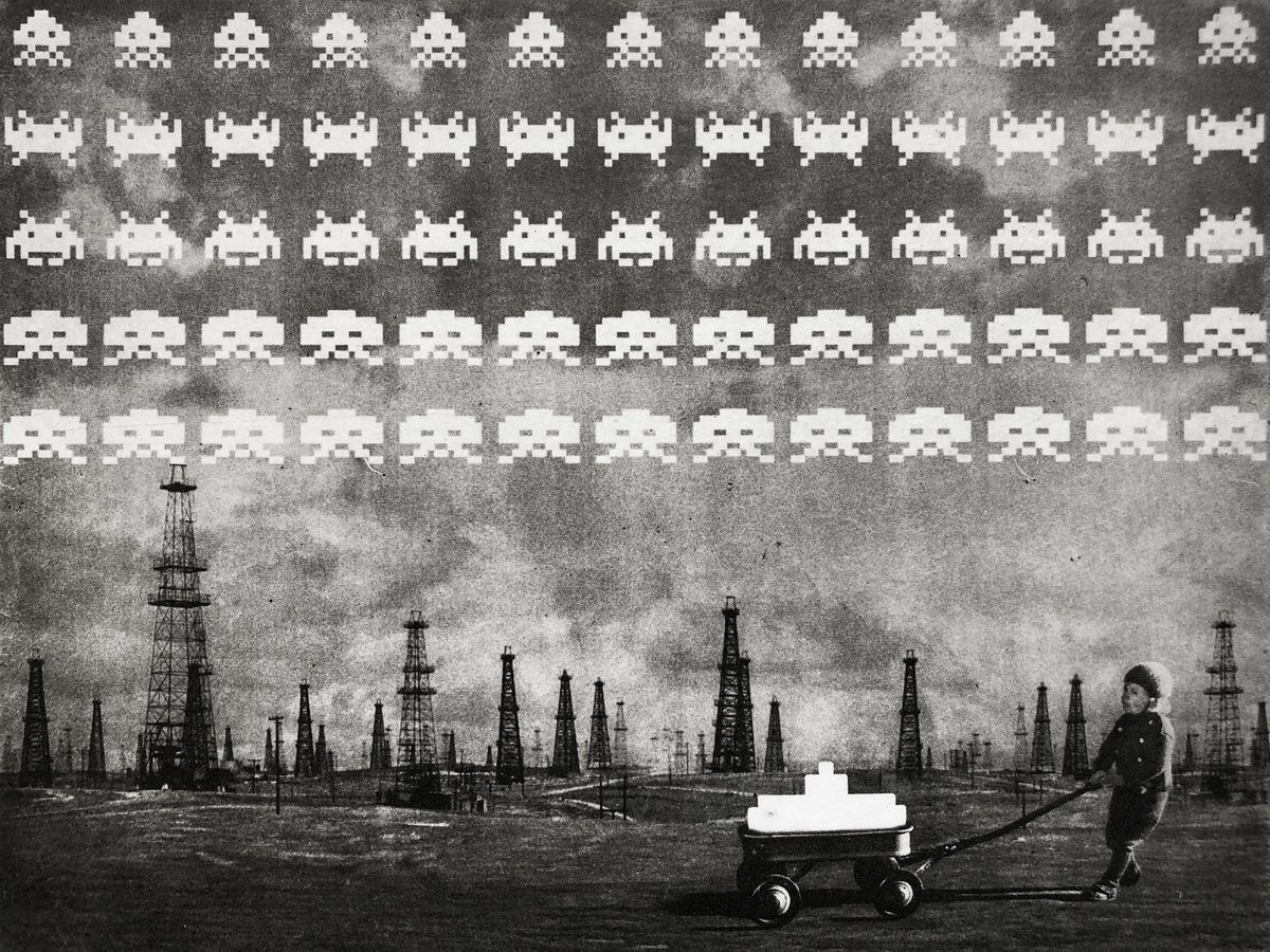 Surrealistic Landscape Etchings & Engravings By Jaco Putker, 13 X 10, The Blocks Of War No.2, Original Artwork