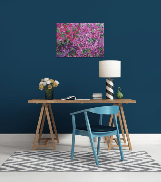 Bloom Rhododendrons... /  ORIGINAL PAINTING