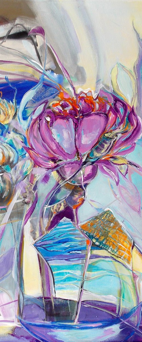 Still life in violet by Maria Paunova