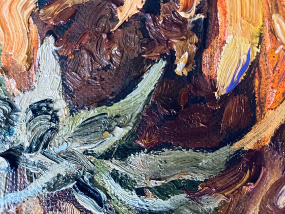 A large bouquet of sunflowers