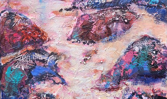Pink Beach Moon