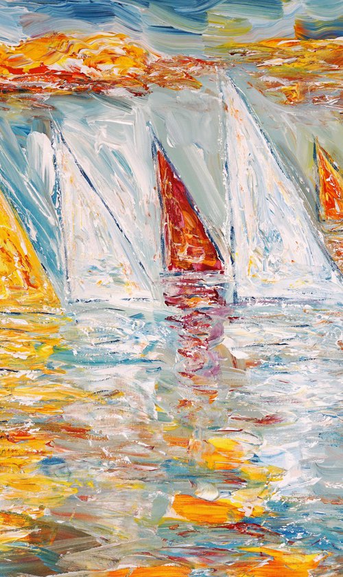 Sailing Regatta A 1 by Peter Nottrott