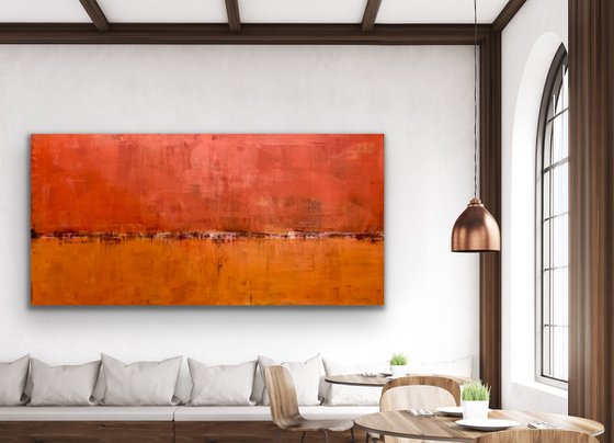 Red Earthed (84x42in)