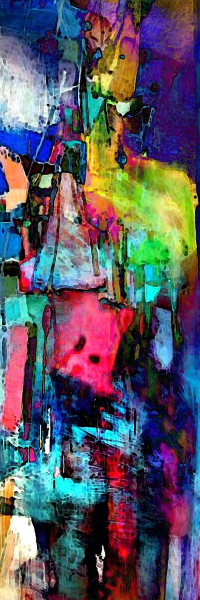 Abstract Portrait Print By Abhishek Kumar, 1 X 1, High Soul 02, Original Artwork