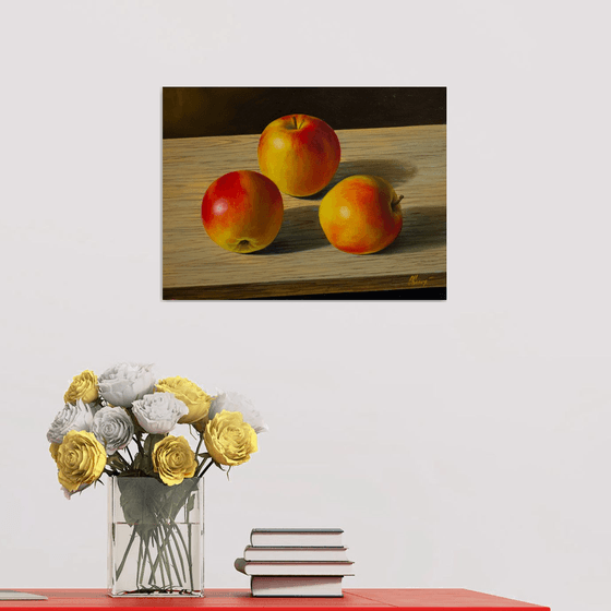 Three Apples. Still Life/12