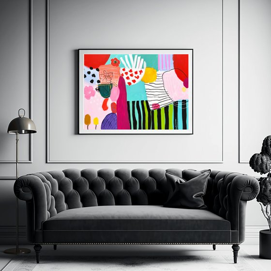 Colorful Matisse Abstract