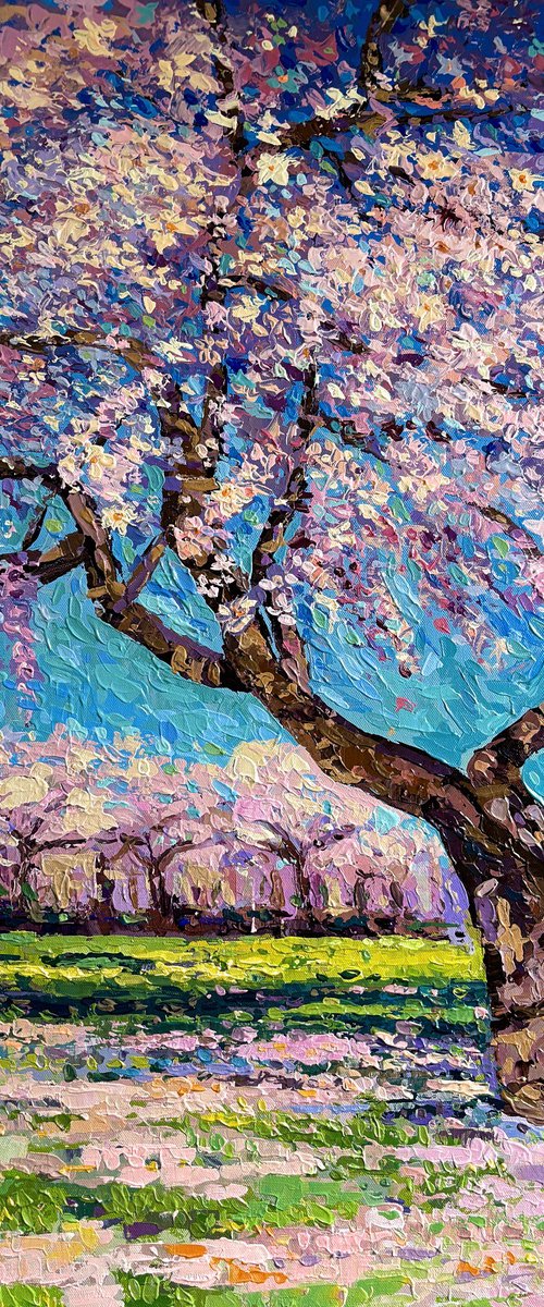 Almond Blossom Tree by Adriana Dziuba