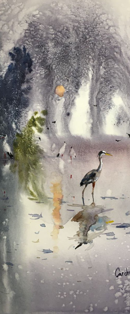 "Grey lake" by Iulia Carchelan