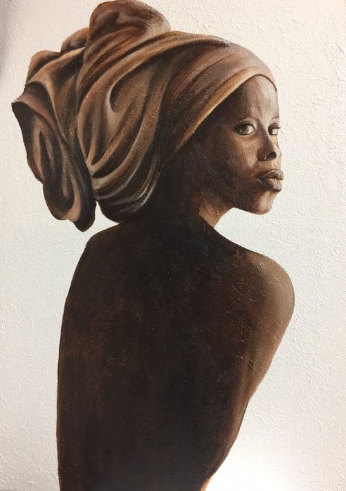 African woman portrait. by Eka Peradze