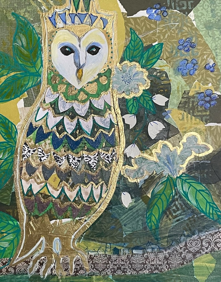 Impressionistic Animal Painting By Eliry Arts, 16 X 20, Queen Of Green, Original Artwork