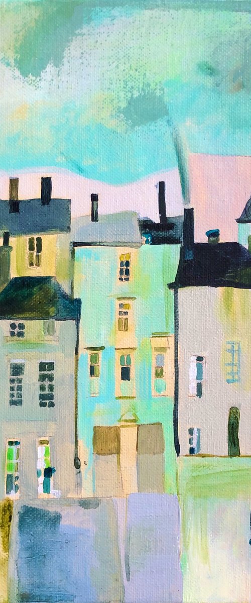 Town by Agnese Kurzemniece