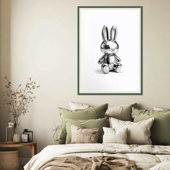 Silver Bunny Reflections