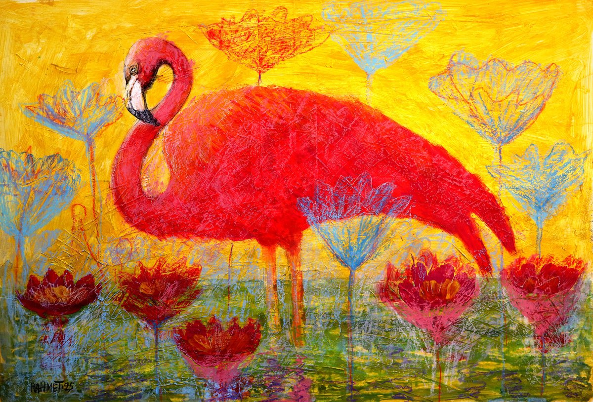  Fantasy With Flowers 312 By Rakhmet Redzhepov, 23 X 17, Artwork For Sale On Artfinder