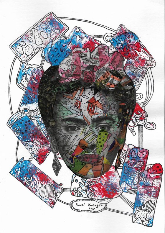 Portrait of Frida # 22