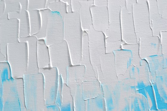 Relief Blue 34 - Large Abstract Marine, Ocean