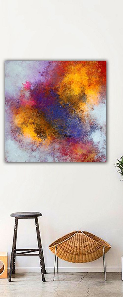 100x100cm. / Abstract ART / Episode 84 by Alex Senchenko
